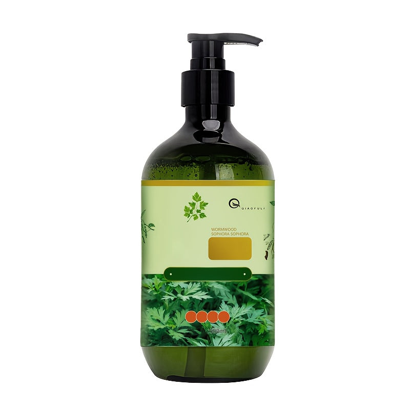 16.91oz Korean Herbal Cleansing Soap & Body Wash Suitable for Skin Types, with Centella Asiatica, Mugwort, Olive Leaf, Aloe Vera, Citric Acid Extract - Moisturizing Formula, Rich Foam, No Residue, for &,