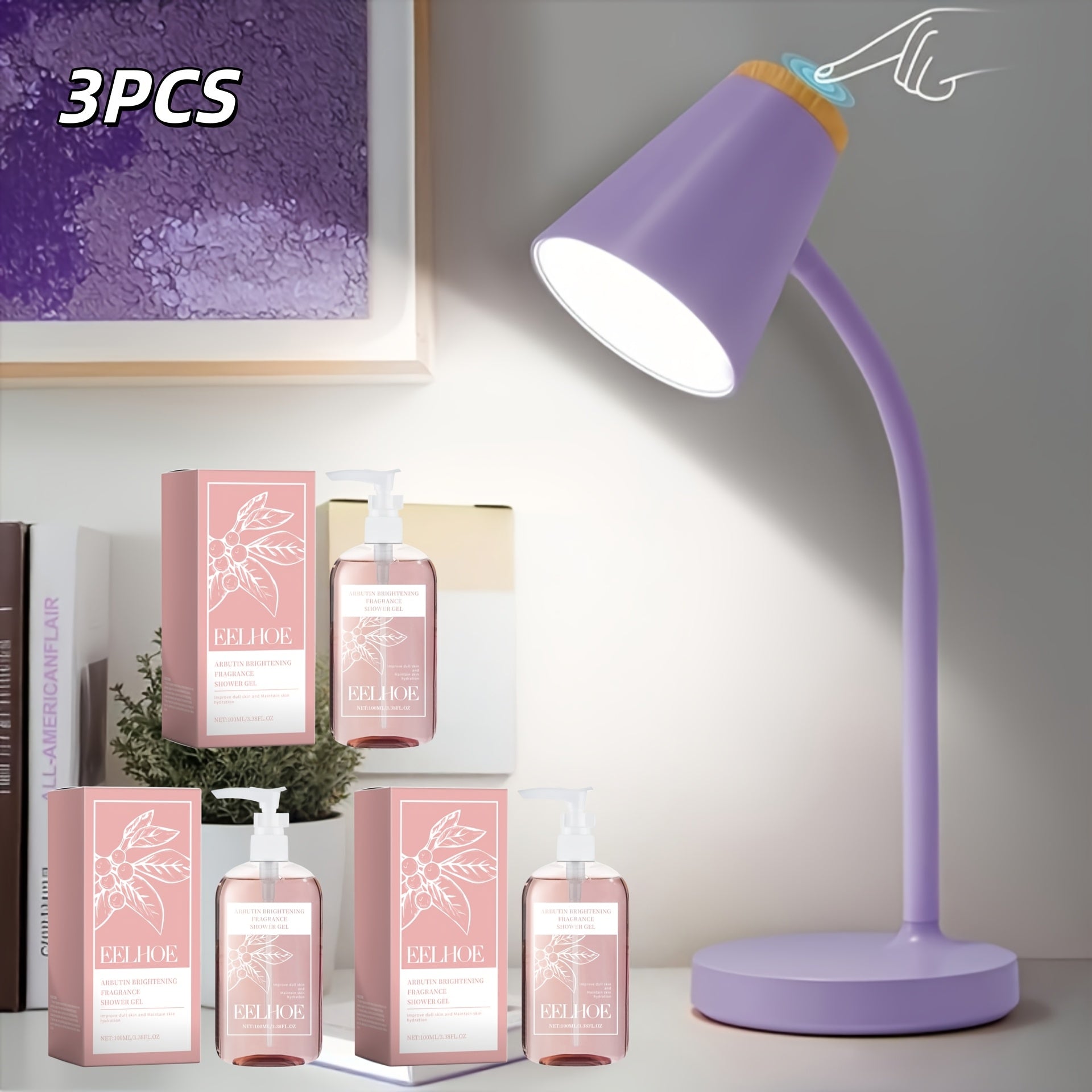 Arbutin Body Wash Suitable for Skin Types - Hydrating Exfoliating Bath Gel with Arbutin Formula, Moisturizing for Dry & Roughness-prone Skin, Nourishing Daily Skincare, Suitable for & Normal Body Care, Fresh Scented Formula